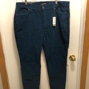 Joe Fresh NWT dark blue slim fit cords